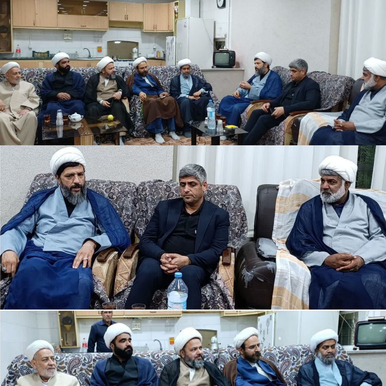 #گردهمایی_ائمه_جمعه_منطقه ✅نشست هم اندیشی ائمه جمعه منطقه ۵ خراسان جنوبی با حضور:ائمه جمعه شهرستان های طبس،دیهوک،بشرویه،عشق آباد و ارسک و مدیر نمایندگی شورای سیاستگذاری ائمه جمعه استان،به میزبانی شهرستان طبس برگزار شد. 🔸در این نشست که با حضور مهندس نصیری(رئیس مجمع نمایندگان استان و نماینده مردم در مجلس شورای اسلامی)همراه بود،موضوعات مرتبط با توسعه همه جانبه منطقه مورد بحث و بررسی قرار گرفت. 🔹تقویت همبستگی اجتماعی،ارتقای شاخص های توسعه ای و بهره گیری از ظرفیت های مردمی برای پیشرفت شهرستان ها از جمله محور های اصلی این جلسه بود. 🔰همچنین بر تعامل مؤثر میان نهادهای مختلف برنامه ریزی برای استفاده بهتر از فرصت های موجود تأکید شد. 📆۱۴۰۴/۷/۱۱|جمعه. ✅(روابط عمومی نهاد امامت جمعه شهرستان عشق آباد) @eshkabar