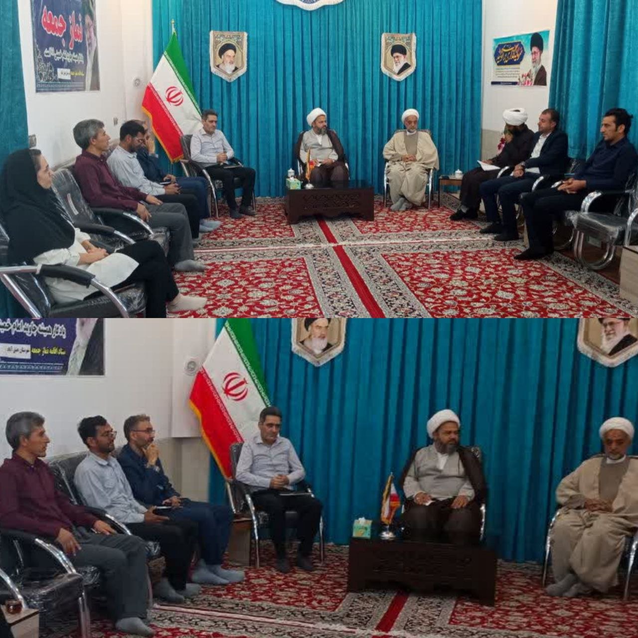 #دیدار ✅دیدار رفیعی«مسئول ورزش جوانان شهرستان عشق آباد» با جمعی از مسئولین هیأت ورزشی عشق آباد به مناسبت"روز تربیت بدنی و ورزش" با امام جمعه محترم عشق آباد(حجت الاسلام والمسلمین حاج آقای تهرانی پور) 📆شنبه ۲۶مهر ✅روابط عمومی نهاد امامت جمعه شهرستان عشق آباد @eshkabar