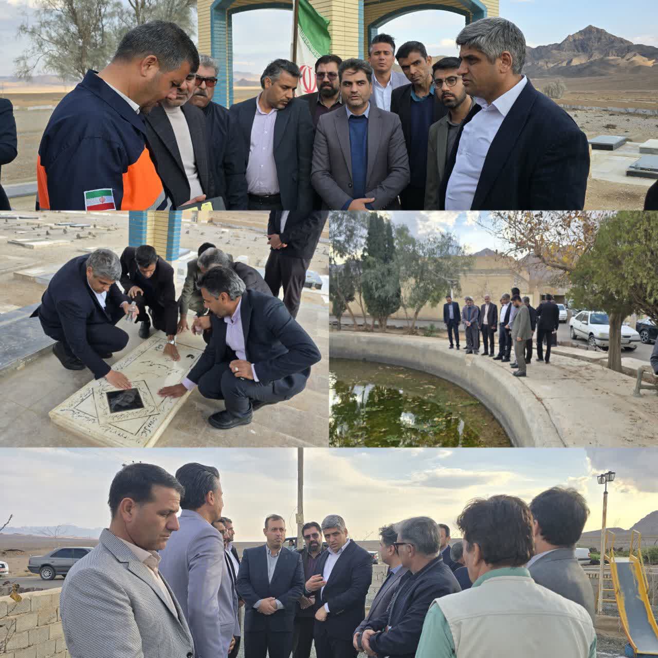 #دهستان_ده_محمد #روستای_کلشانه #بازدید_میدانی ✅️ یکشنبه ۱۴۰۴/۹/۲۳ توسط مهندس نصیری نماینده مردم در مجلس شورای اسلامی صورت پذیرفت: 💠 بازدید از گلزار شهدای روستای کلشانه و بررسی راه دسترسی به گلزار شهدا جهت ساماندهی 💠 بازدید از استخر ذخیره‌ی آب کلشانه 💠 بازدید از زمین ورزشی کلشانه 🔹️در این بازدیدها زیرساخت‌های روستا مورد بررسی قرار گرفت و راهکارهای مناسب توسط نماینده مردم ارائه و تمهیدات لازم اندیشیده شد. @eshkabar