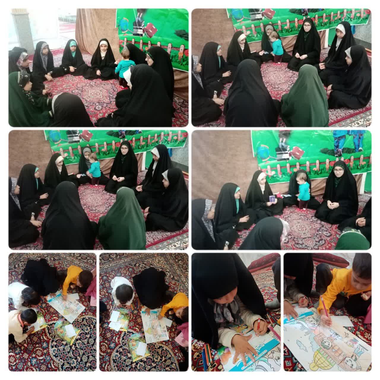 #گزارش_تصویری #مهد_آدینه_ستاد_نماز_جمعه_شهرستان_عشق‌آباد به مناسبت حلول ماه مبارک رمضان، ویژه‌برنامه‌های فرهنگی در مهد آدینه برگزار شد: 🔸 حلقهٔ صالحین دختران مهدوی با محوریت کتاب «زندگی با آیه‌ها» برگزار گردید. در این جلسه، آیه ۲۵۰ سوره بقره «رَبَّنَا أَفْرِغْ عَلَیْنَا صَبْرًا وَثَبِّتْ أَقْدَامَنَا» بررسی و داستان طالوت و جالوت روایت شد. همچنین شهید آرمان علی‌وردی به عنوان الگوی صبر و استقامت به کودکان معرفی گردید. 🔸 مسابقه نقاشی با موضوع ماه رمضان با استقبال پرشور کودکان همراه بود. 🔻 مربی: خانم زهره بخشی (طلبه حوزه علمیه معصومیه) 🗓 تاریخ: جمعه ۱۴۰۴/۱۲/۰۱ ✅ روابط عمومی ستاد نمازجمعه شهرستان عشق‌آباد @eshkabar